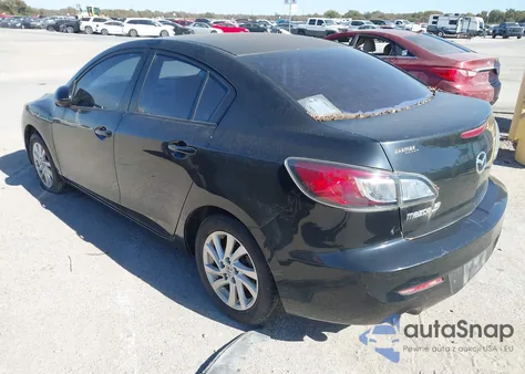 2012 Mazda Mazda3 I Touring z USA, uszkodzony, nr VIN JM1BL1V70C1601824